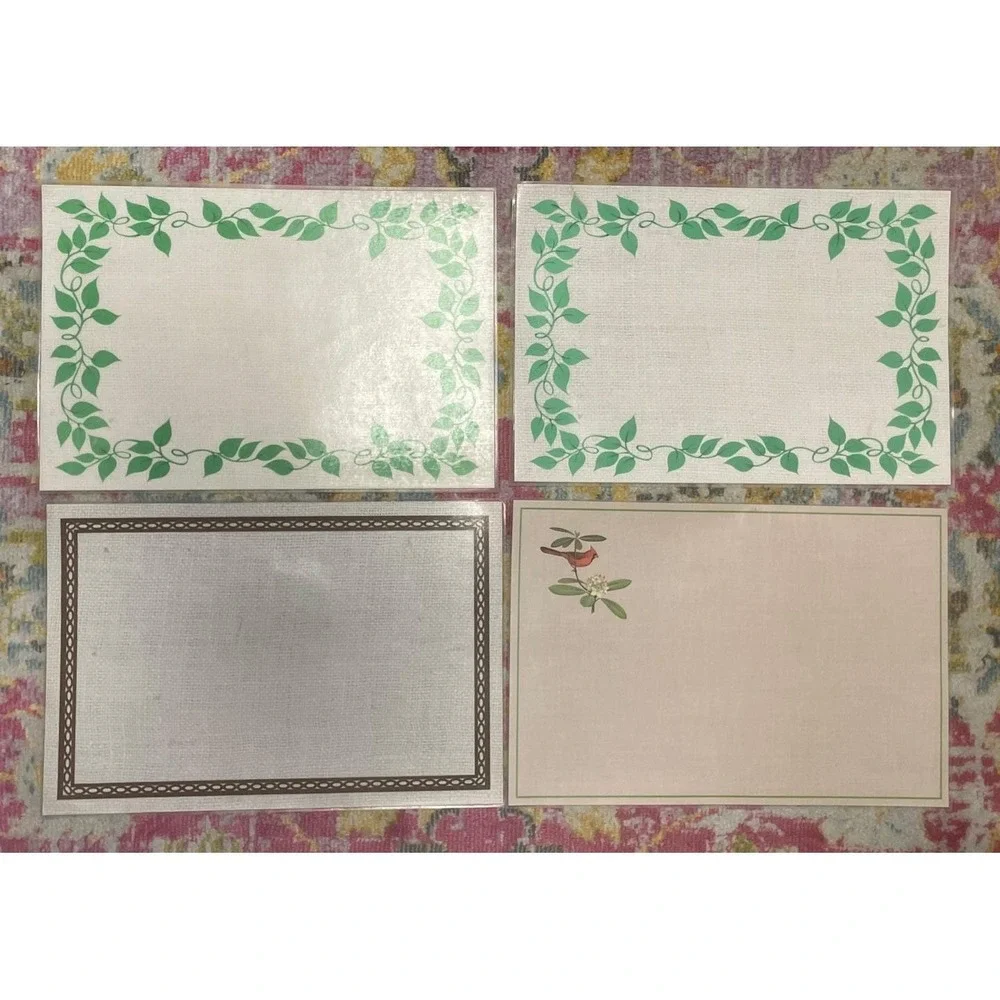 Vintage 1973 Placemats Songbirds of America Chuck Ripper Set of 4 Laminated